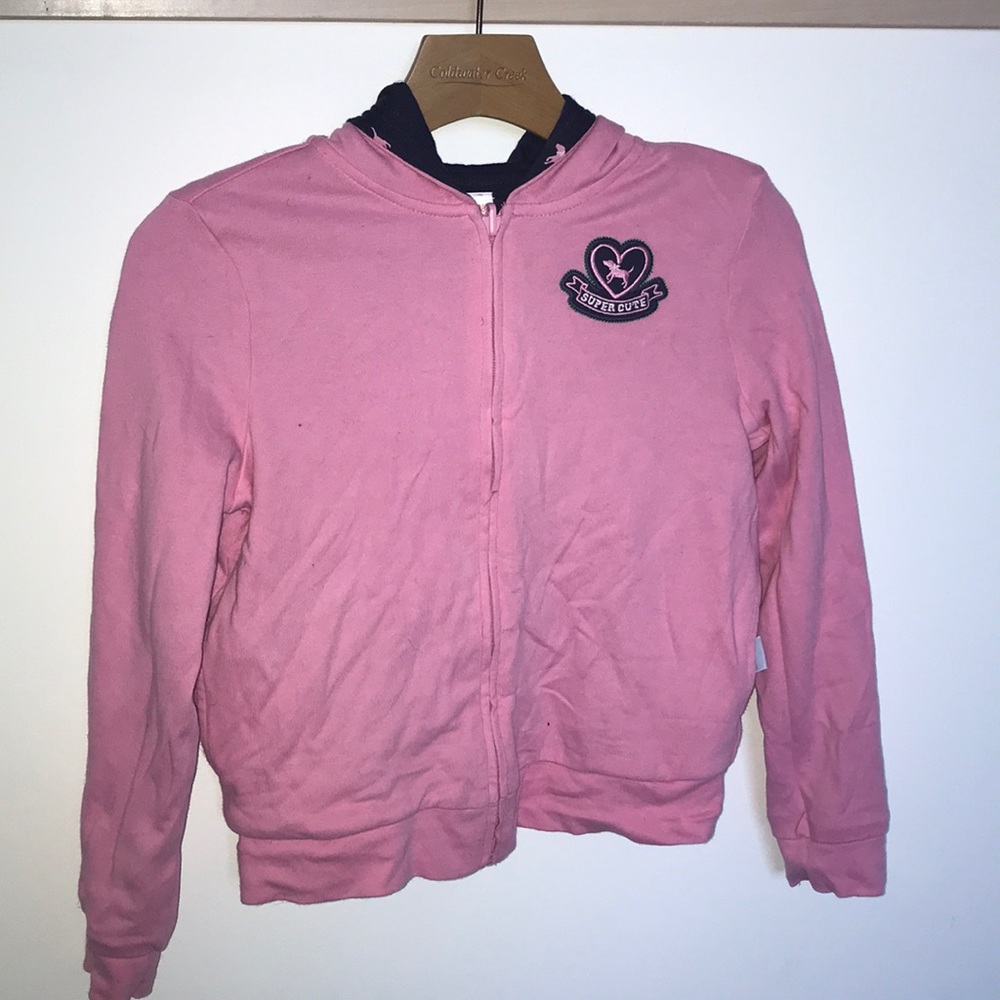 NEW!! Girls reversible hoodie!
